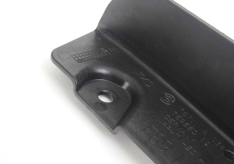Deflector aire izquierdo delantero OEM 51628038997 para BMW Z4 E89 (modelos sDrive18i, sDrive20i, sDrive23i). Original BMW.