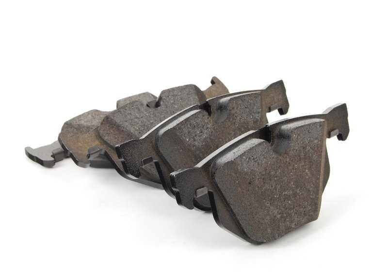 Pílulas de freio ajustadas com sensor de desgaste para BMW E60, E60N, E61, E61N, E63, E63N, E64, E64N (OEM 34212339290). BMW original.
