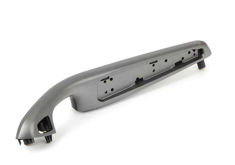 Reposabrazos delantero izquierdo titanio OEM 51417904355 para BMW E46. Original BMW.