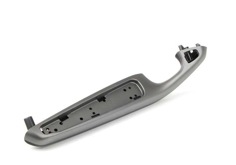 Reposabrazos delantero izquierdo titanio OEM 51417904355 para BMW E46. Original BMW.