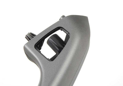 Reposabrazos delantero izquierdo titanio OEM 51417904355 para BMW E46. Original BMW.