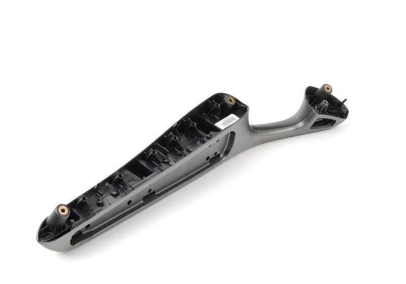Reposabrazos delantero izquierdo titanio OEM 51417904355 para BMW E46. Original BMW.