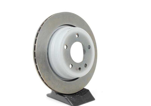 Disco de freno trasero ventilado OEM 34211162967 para BMW E32 740i, 740iL, 750i, 750iL. Original BMW.
