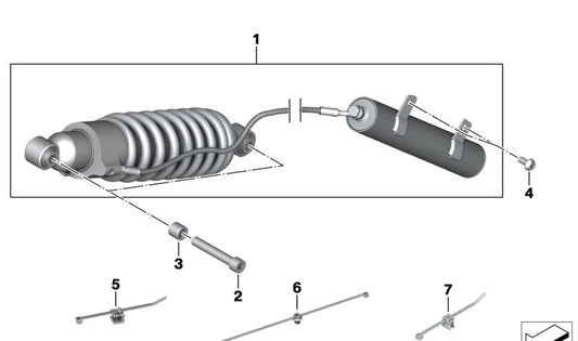 Tornillo cilíndrico M12X70-10,9-MKL OEM 07129909646 para motos BMW R 18, R 18 Classic, M 1000 RR... y más. Original BMW Motorrad.