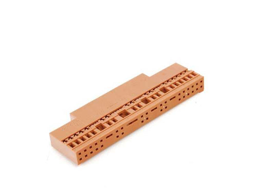 ELECTRICAL CONNECTOR 38 PINS BROWN OEM 61138387226 FOR BMW E60, E60N, E61, E61N, E63, E63N, E64, E64N, E65, E66. Original BMW.