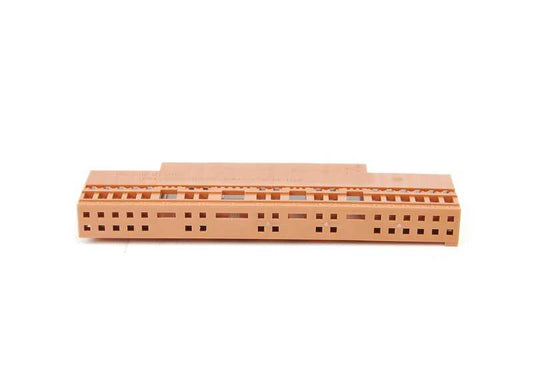 ELECTRICAL CONNECTOR 38 PINS BROWN OEM 61138387226 FOR BMW E60, E60N, E61, E61N, E63, E63N, E64, E64N, E65, E66. Original BMW.