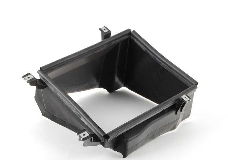 Conducto de aire para enfriador de aceite motor delantero derecho OEM 51717205946 para BMW E70, E71. Original BMW.
