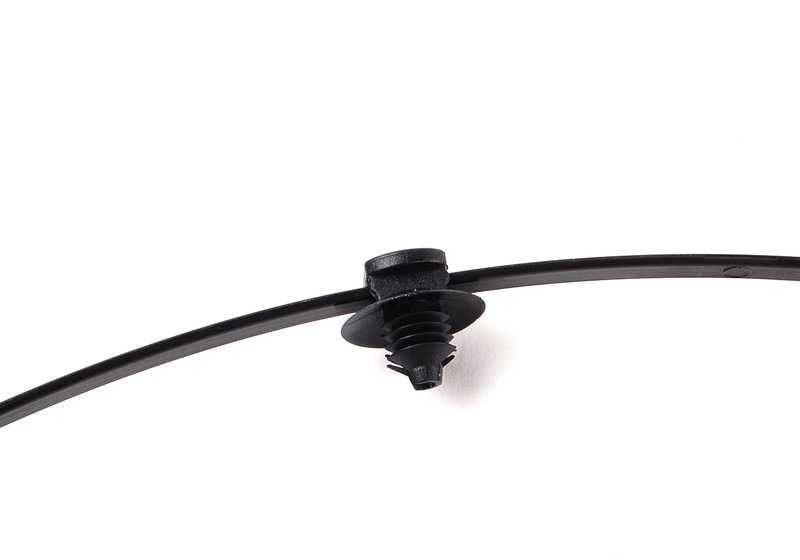 Cinta sujetacables con soporte Ø7,9mm L=300mm OEM 61138384831 para BMW F20, E46, G30, X3, Z4 y MINI R56, F56… y más. Original BMW y MINI.