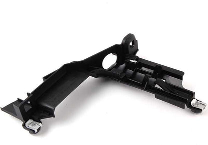 Soporte izquierdo de faro delantero OEM 63128380187 para BMW E46. Compatible con versiones de faros halógenos y de xenón. Original BMW.