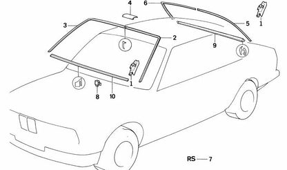 Cubierta embellecedora OEM 51311957040 para BMW E32. Original BMW.