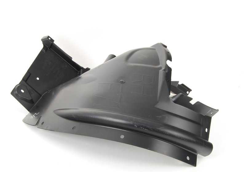 Cubierta interior del paso de rueda delantero derecho OEM 51717180622 para BMW X6 E71, E72. Original BMW.