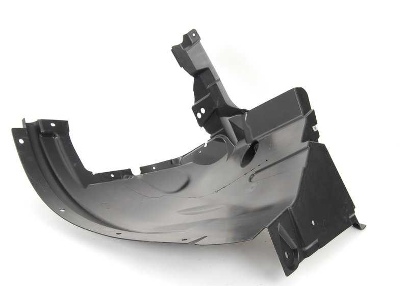 Cubierta interior del paso de rueda delantero derecho OEM 51717180622 para BMW X6 E71, E72. Original BMW.