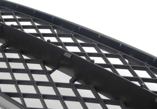 Rejilla central delantera OEM 51117178115 para BMW Serie 5 E60, E60N, E61, E61N. Original BMW.