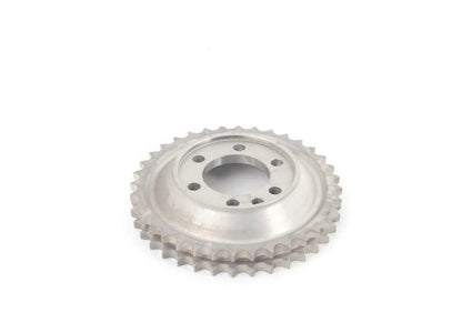 Piñón de escape de árbol de levas OEM 11311312535 para BMW E30. Repuesto original BMW.