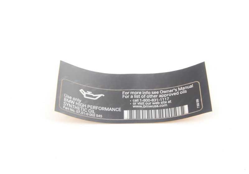 High performance synthetic oil for BMW F22, F23, F87, E90, E91, E92, F30, F31, F34, F80, F32, F33, F36, F82, F83, E34, E39, E60, E61, F07, F10, F06, F12, F13, F01, F02, F04, G11, G12, I01, I12, E84, F48, E83, F25, F26, E53, E70, F15, F85, E71, F16,