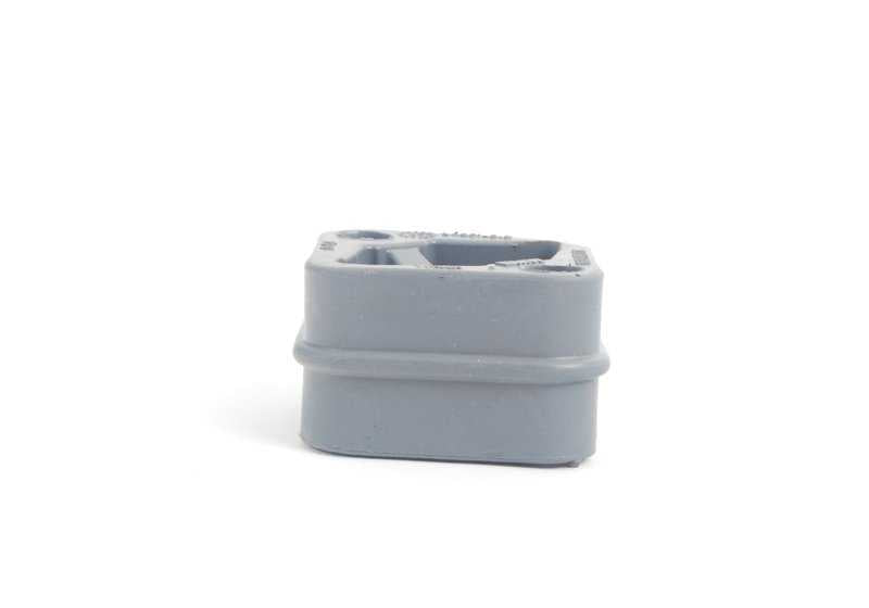 Soporte de goma trasero para escape OEM 18207833206 para BMW Serie 5 E60, E61 y Serie 6 E63, E64. Original BMW.