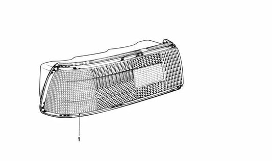 Izquierdo Oem Rear Pilot 63211364549 for BMW 7 E23 Series. Original BMW.