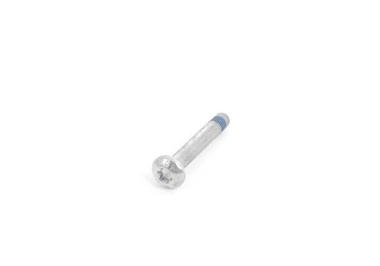 Tornillo con bloqueo aflojamiento OEM 52207076848 para BMW {E81, E82, E87, E88, E90, E91, E92, E93, E60, E61, F07, F10, F11, G30, G31, E63, E64, G32, E65, E66, G11, G12, G14, G15, G16, E84, E70, E71, E72, E85, E86, E89} y MINI {R50, R52, R53, R55, R5