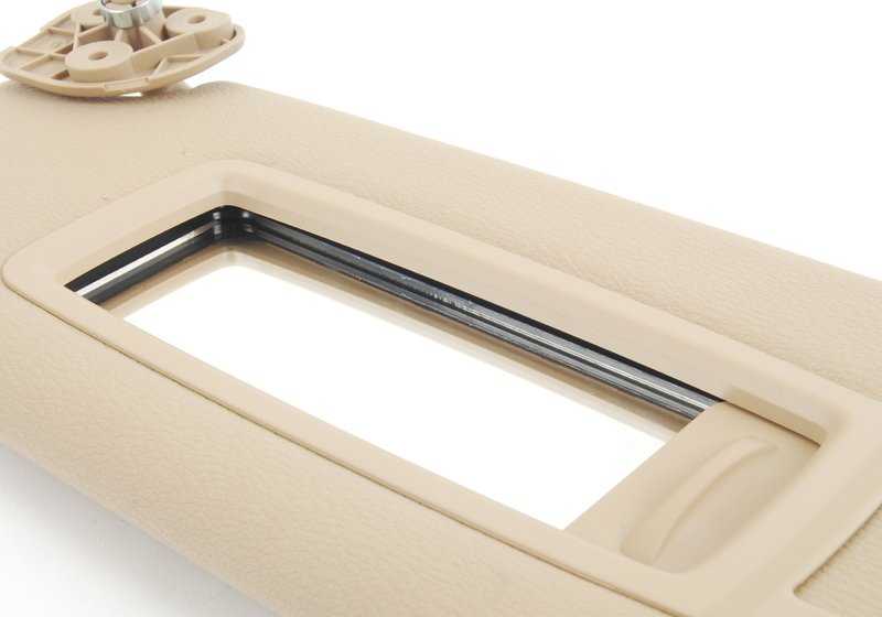 Sun visor with make-up light left for BMW X5 E70 (OEM 51167278577). Original BMW