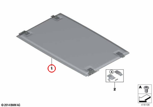 OEM 54107214895 Schiebendach für BMW G30, G38. Original BMW.