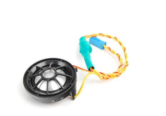 Altavoz agudo Harman Kardon OEM 65139217910 para BMW E81. Compatible con modelos E81: 116d, 116i (varios motores y transmisiones). Altavoz original BMW para sistema de sonido premium.