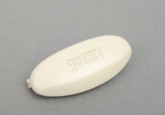 Tapa airbag montante B derecho beige claro OEM 51437266626 para MINI R56 LCI, Clubman R55 LCI. Original MINI.