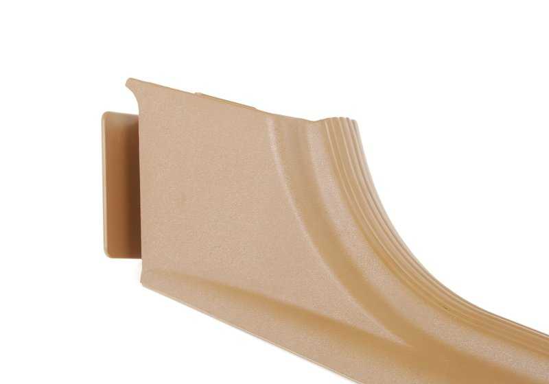 Moldura embellecedora de umbral izquierda OEM 51478187167 para BMW E36. Original BMW.