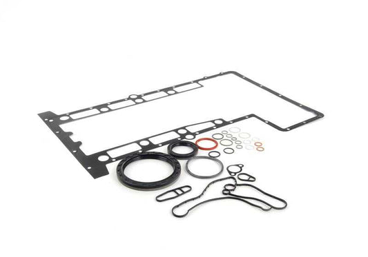 Asbestos-free crankcase gasket set for BMW 3 Series E90, E92, E93 (OEM 11110429839). Original BMW