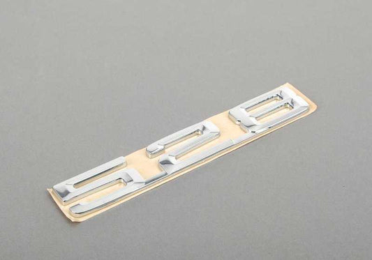 Emblema adhesivo OEM 51141917919 para BMW E28. Original BMW.