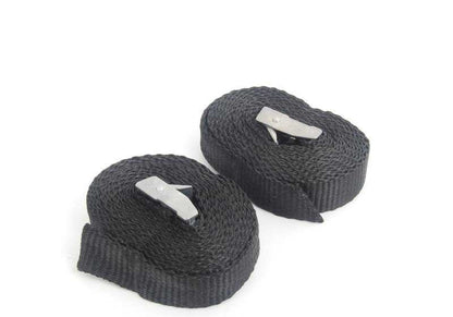 Juego de correas de sujeción para baca OEM 82730300931 para MINI {F54, F55, F56, F60, R50, R53, R55, R56, R60, R61, J05, U25} y BMW {E30, E36, E46, E90, E92, F30, G20, X1, X3, X5, etc.} Original MINI y BMW.
