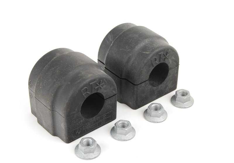 STABILIZZATORE KIT SILLEBLOCK OEM 31352347943 per BMW E60, E61 (525D XDRive, 525i XDrive, 530d XDrive). Compatibile con versioni manuali e automatiche. BMW originale.