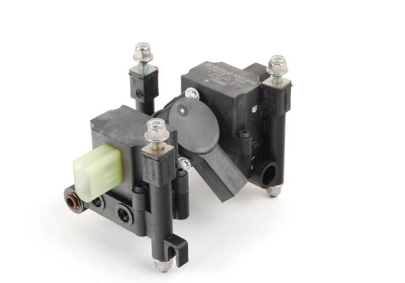 Válvula de suspensión neumática OEM 37246779713 para BMW X5 E53. Original BMW.