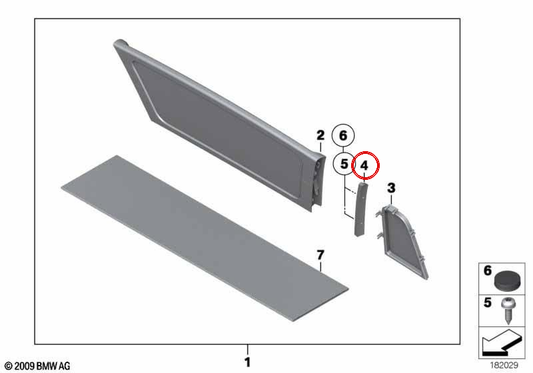 Oeme Outpute Support OEM 54347200805 pour BMW Z4 E89 (SDRIVE18I, SDRIVE20I, SDRIVE23I). Compatible avec les modèles fabriqués entre 2009 et 2016. Pièce BMW originale.