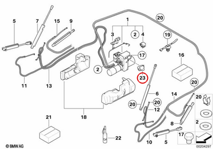 Magnetventil für BMW E88 (OEM 54347253599). Original BMW
