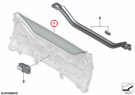 Heckmond OEM 54347458265 für BMW I15. Original BMW.