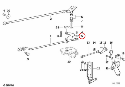 OEM 54348174836 Rondella per BMW E36. BMW originale.