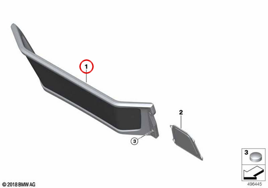 OEM Heckscheibe 54349481141 für BMW Z4 G29. Original BMW.