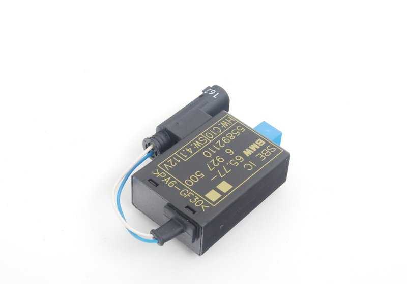 Módulo sensor de ocupación de asiento OEM 65776927500 para BMW E60, E61, E63, E64, E83, E53, E85. Original BMW.