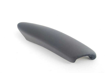 Apoyabrazos de cuero izquierdo OEM 51417133507 para MINI R50, R53, Cabrio R52 en color Panther Black. Original MINI.