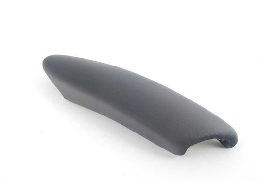 Apoyabrazos de cuero izquierdo OEM 51417133507 para MINI R50, R53, Cabrio R52 en color Panther Black. Original MINI.