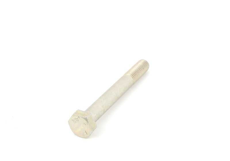Tornillo hexagonal M10x85 OEM 07119921522 para BMW E39, E38, E31. Compatible con modelos como 5er M5, 7er 725tds, 730d y 8er 840i, 850CSi. Pieza original BMW.
