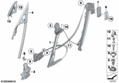 Unterga para BMW 3 E92, E92N, E93, E93N, Z4 E89 (OEM 51337119210). BMW original