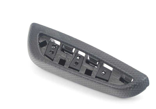 Reposabrazos trasero derecho en acabado Aluminio Black Cube OEM 51437901800 para BMW Serie 3 E46 (Compact, Berlina, Coupé, Touring, Cabrio). Original BMW.