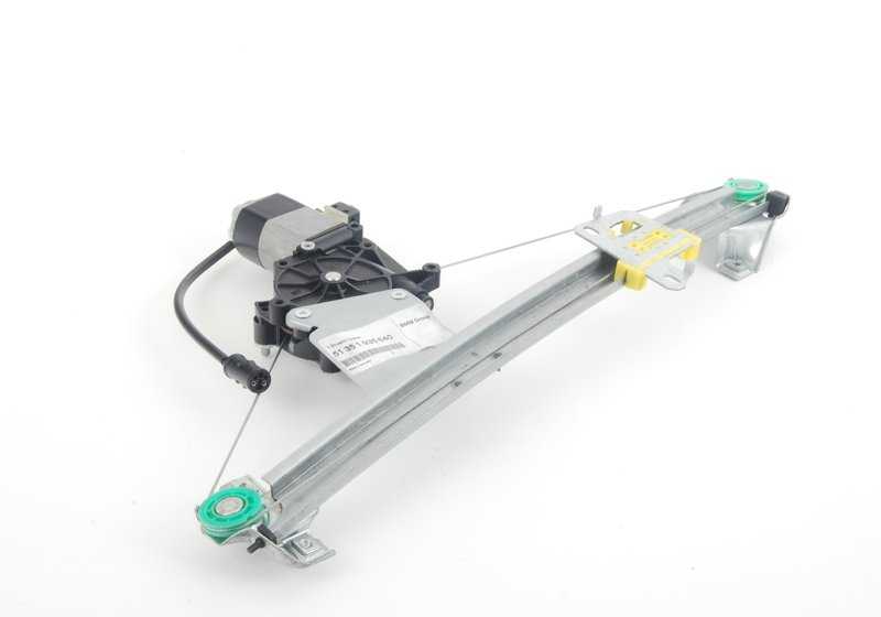 Elevador Eléctrico Ventanilla Trasera Derecha para BMW E30 (OEM 51351935640). Original BMW.