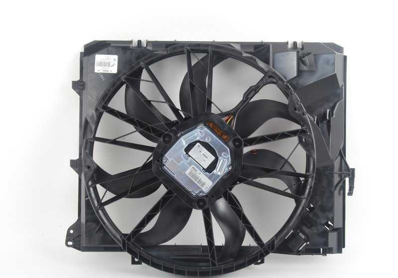 Carcaça do ventilador com ventoinha para BMW E81, E82, E87, E88, E90, E91, E92, E93, X1 E84 (OEM 17425A3F106). BMW original