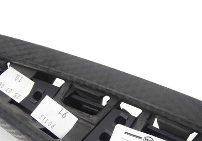 Reposabrazos Alu Black Cube trasero izquierdo para BMW Serie 3 E46 (OEM 51437901799). Original BMW