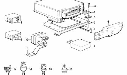 Sensor de presión OEM 13621286679 para BMW E30, E28, E24 y E23. Original BMW.