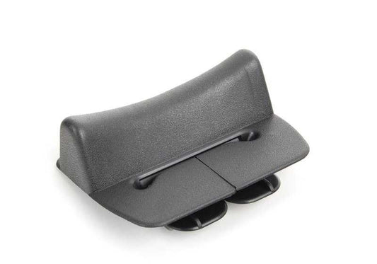 Soporte metálico de fijación OEM 72111924947 para BMW E30. Pieza original BMW, compatible con componentes del cinturón de seguridad trasero.