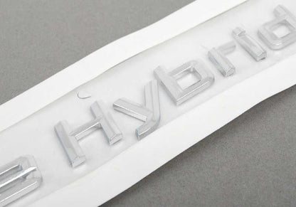 Emblema lateral "Active Hybrid" OEM 51147346554 para BMW F01 y F02 (modelos Hybrid). Original BMW.