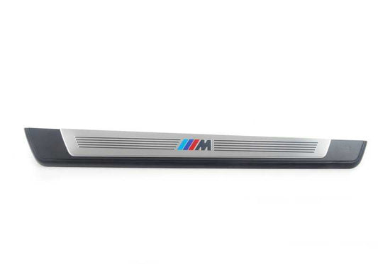 Embellecedor entrada puerta diseño M OEM 51478040123 para BMW Z4 E85, E86, E89 con paquete M. Original BMW.